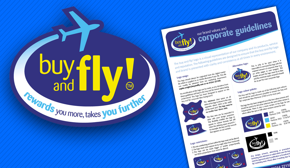 Buy and Fly brand design